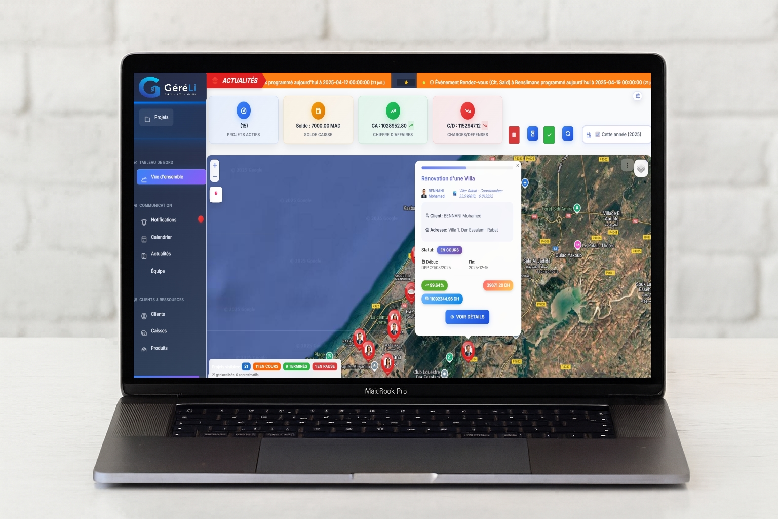 Rapports & Analytics